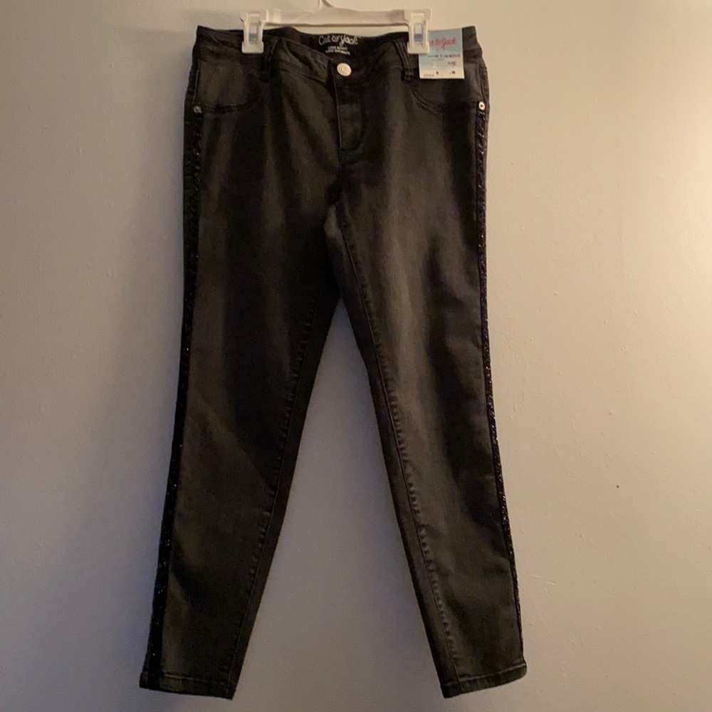 Cat and jack  Super Skinny Girls Jeans black Size 10 plus